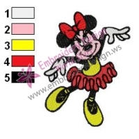 Minnie Mouse Cartoon Embroidery 12
